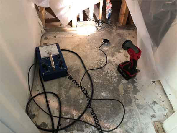 construction in basement
